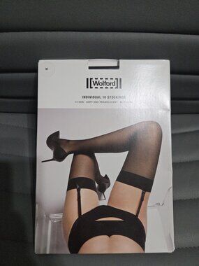 Wolford Individual 10 Stocking (Brand New) Medium